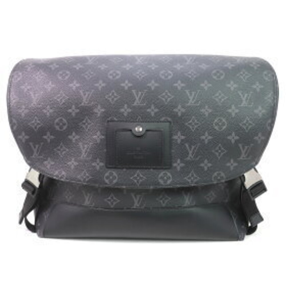 Louis Vuitton LV Bag Eclipse Black Voyage shoulder crossbody Messenger Voyager